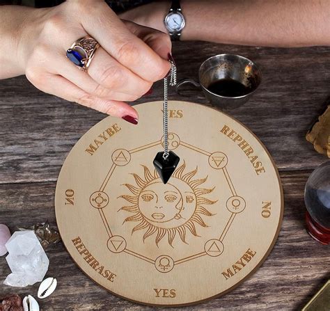 Pendulum Board Divination Dowsing Metaphysical Message | Etsy