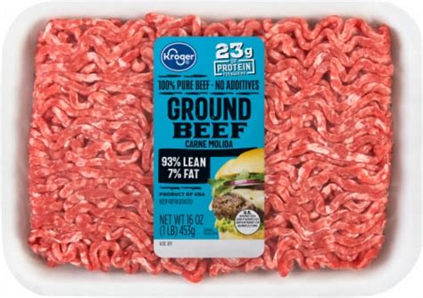 Kroger® 1 lb. Extra Lean Ground Beef Sirloin 93/7, 16 oz - Smith’s Food and Drug