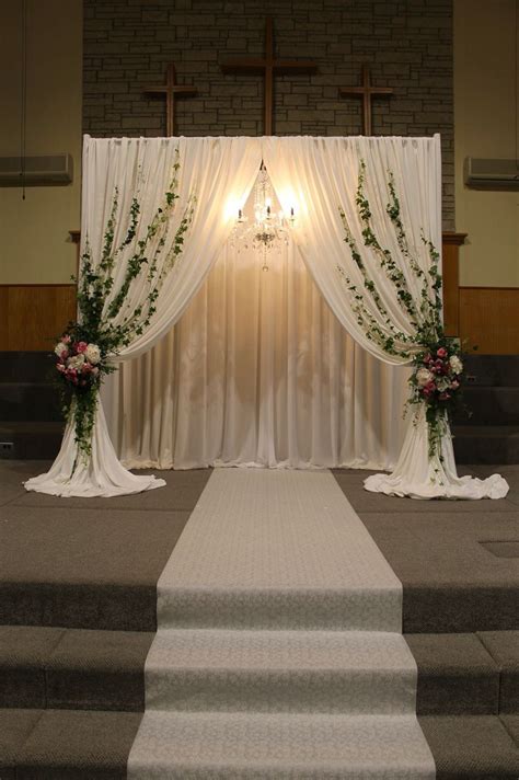 Wedding Ceremony decor, wedding church Wedding Ceremony Backdrop Diy ...