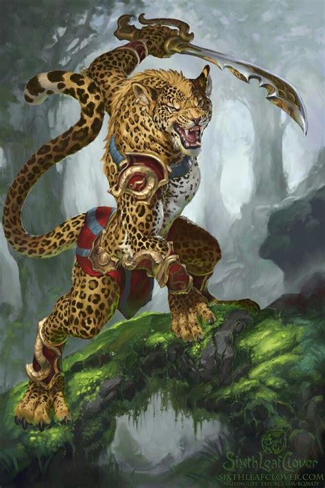 Wereleopard- African myth: the result of a leopard God mating with a ...