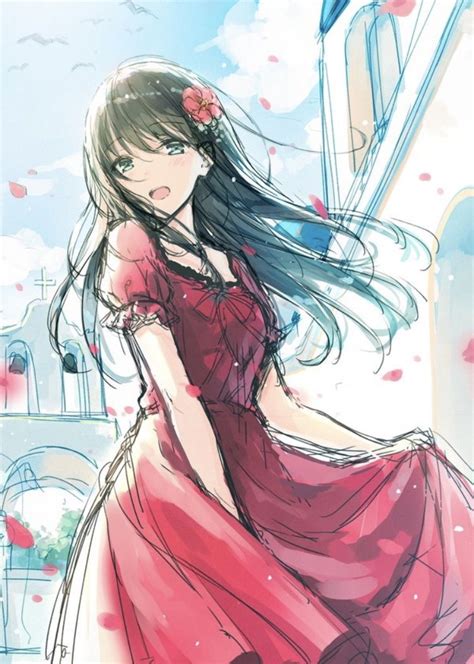 Red dress anime girl Manga Girl, Manga Anime, Anime Dress, Kawaii Anime Girl, Anime Art Girl ...