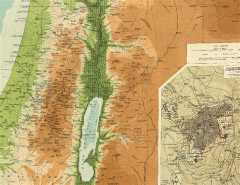 Historical Map of Palestine - 1922 | Soar