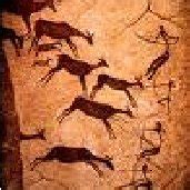 A cave painting from Lascaux, France, dated 17,000 years ago | Download Scientific Diagram
