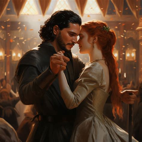 Jon Snow and Sansa Stark by BraydenJaselle on DeviantArt