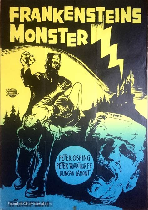 The Evil of Frankenstein (1964) Swedish movie poster