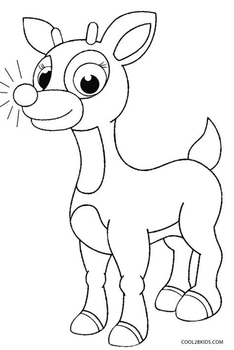 Printable Rudolph Coloring Pages For Kids | Cool2bKids