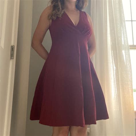 ModCloth Women's Red Dress | Depop