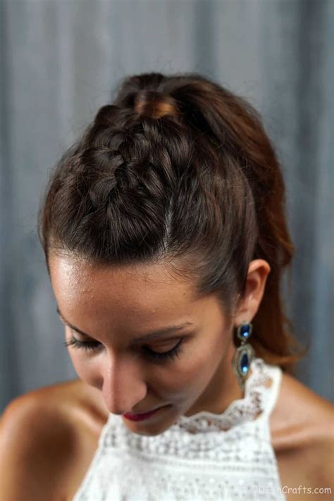 Gorgeous Half French Braided Ponytail - DIY & Crafts