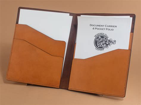 Leather Presentation Folder