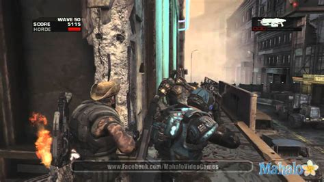 Gears of War 2: Horde Mode - JR on Day One: Wave 50 - YouTube