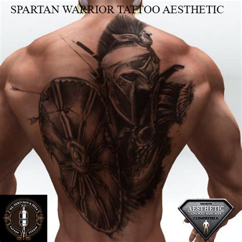 Second Life Marketplace - WL-Spartan Warrior Tattoo Hud -Aesthetic