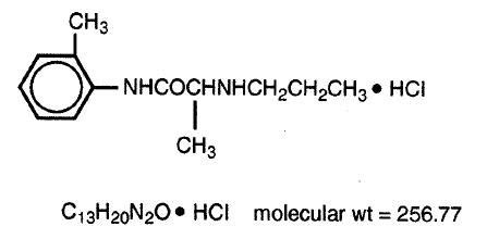 Prilocaine Hydrochloride Injection: Package Insert / Prescribing Info