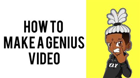 How to make a Genius Lyric Video - YouTube