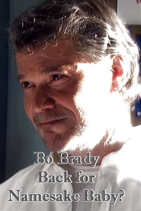 Bo Brady Returns to Save Lives in Salem