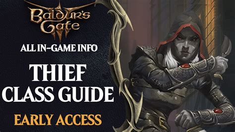 Baldur’s Gate 3 Builds: Rogue Guide (Thief) - Fextralife