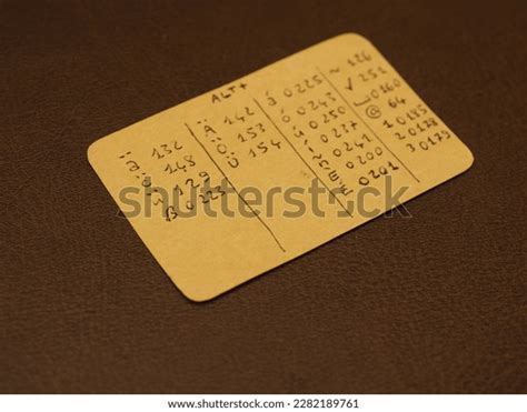 Alt Codes German Umlaut Eszett Letters Stock Photo 2282189761 ...