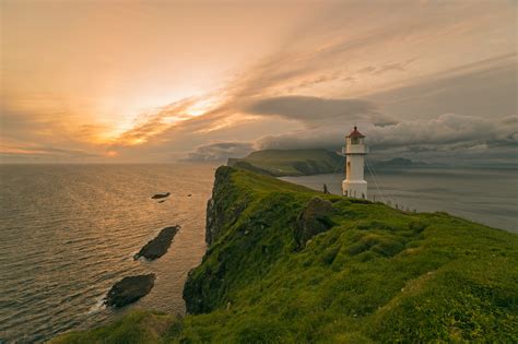 Mykines Lighthouse, Faroe Islands