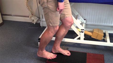 Gastrocnemius stretch on a step - YouTube