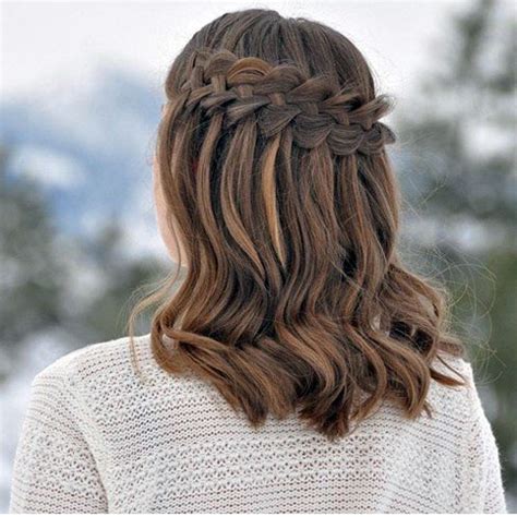 Gorgeous Waterfall Braid Hairstyle You Can Make By Yourself