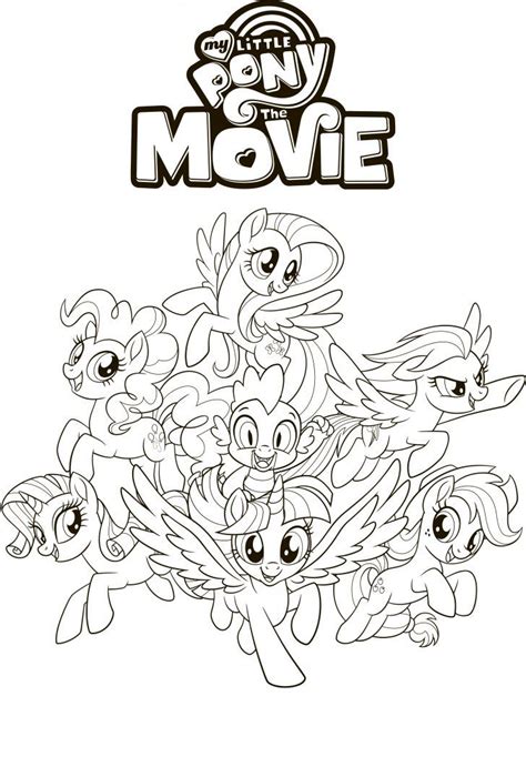 My Little Pony Coloring Pages My Little Pony The Movie Coloring Pages ...