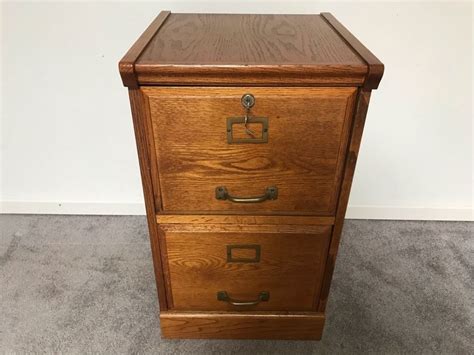 Solid Wood File Cabinet 2 Drawer - Foter