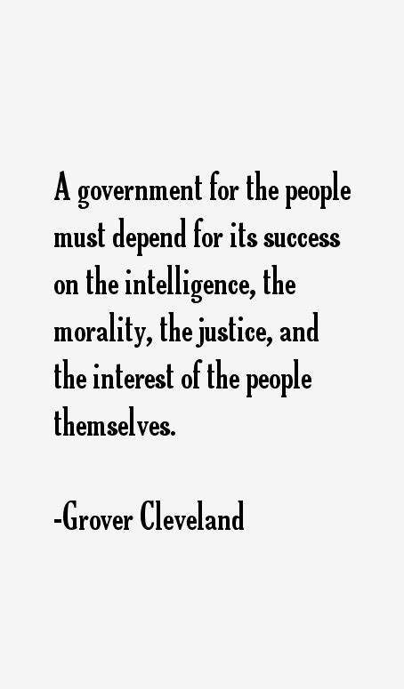 Grover Cleveland Quotes & Sayings