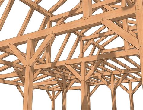 24×36 Gambrel Barn Home Plan - Timber Frame HQ | Gambrel barn, Barn house plans, Barn house