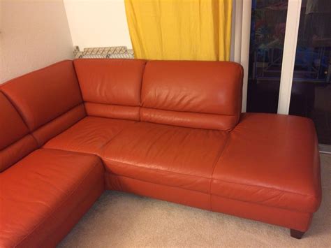 Italsofa leather sectional sofa "terracota" Beautiful!!! Italsofa leather sectio for sale in ...