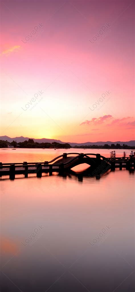 Hangzhou West Lake Long Bridge Mobile Wallpaper Images Free Download on Lovepik | 400706087