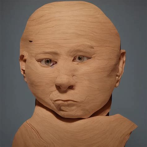 hyperrealistic sculpture portrait of a stern woman's | Stable Diffusion