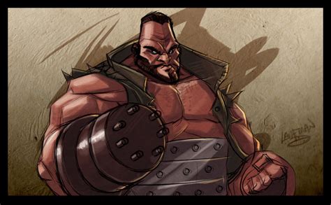 Barret from FF7 by Laufman on Newgrounds