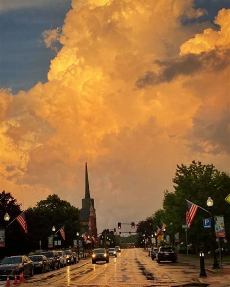 Rain, then glowing skies in Natick - Natick Report