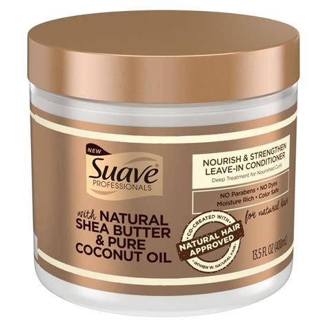 Suave Professionals for Natural Hair Nourish & Strengthen Leave-In ...