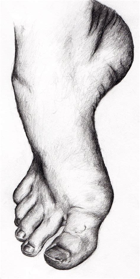 my right foot | Feet drawing, Art sketches, Portrait drawing