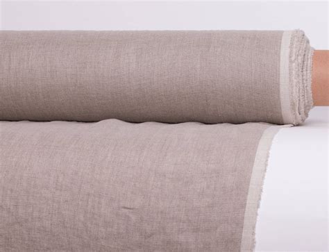 Pure 100% 135gsm Lightweight Linen Fabric Not-Dyed Washed Durable Organic Fast Shipping via ...