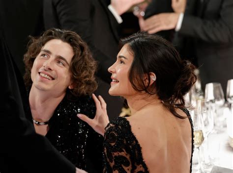 Timothee Chalamet & Kylie Jenner Kiss At 2024 Golden Globes: Watch