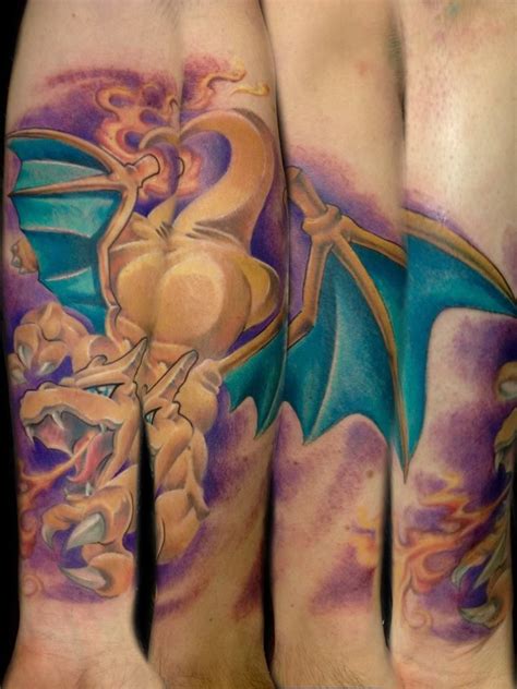 #Charizard #Pokemon #tattoo Charizard Tattoo, Pokemon Tattoo, Cool Tattoos, Awesome Tattoos ...