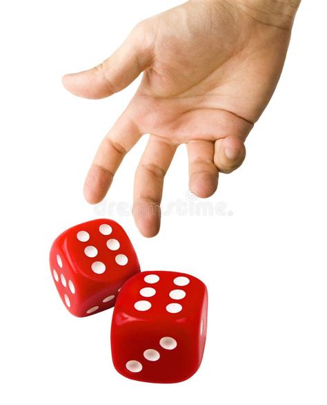 Thrown Red Dice. Male hand throwing red Dice showing double six isolated on Whit , #Aff, #Male ...