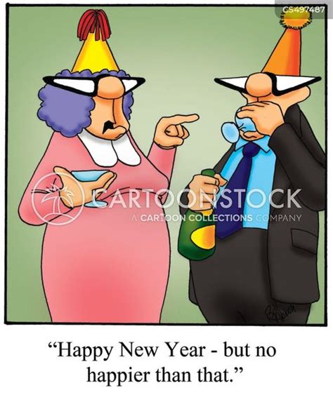 New Years Party Cartoons and Comics - funny pictures from CartoonStock