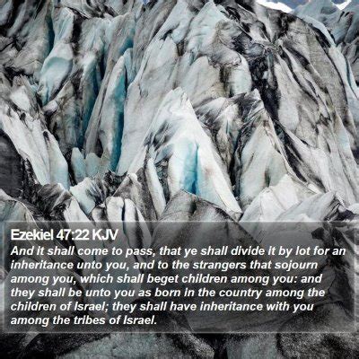 Ezekiel 47 Scripture Images - Ezekiel Chapter 47 KJV Bible Verse Pictures