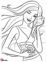 Free Download And Printable Beautiful barbie coloring page For Kids  sketch template