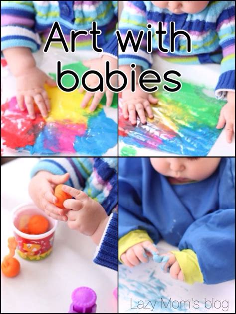 Art with babies , great idea for a fun baby/toddler activity. #crafts #baby Baby Art Activities ...