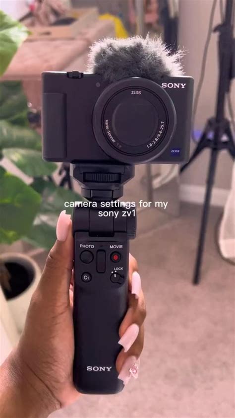 Settings for Sony zv1 | Best vlogging camera, Vlogging camera, First youtube video ideas