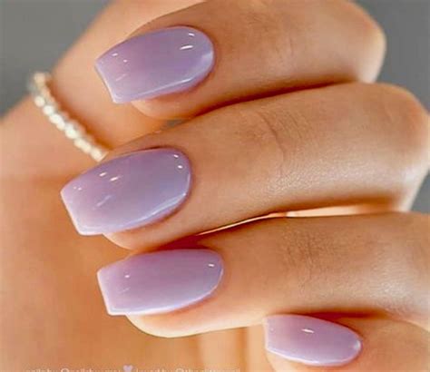 Lovely lavender | Purple acrylic nails, Lilac nails, Lavender nails