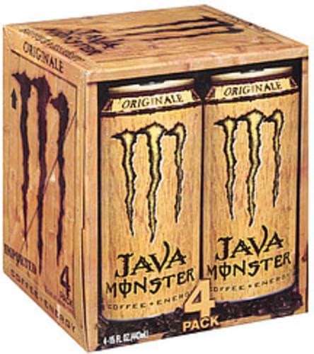 Monster Java Originale 16 Oz Energy Drink - 4 pkg, Nutrition ...