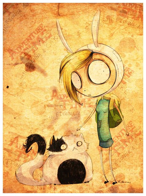 Fionna and Cake by kidbrainer on DeviantArt