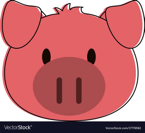 Pig Head Cartoon