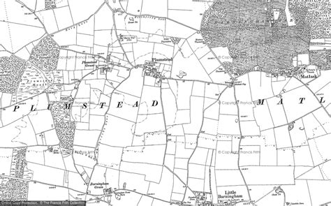 Old Maps of Plumstead, Norfolk - Francis Frith