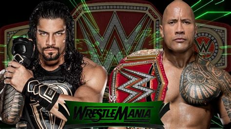 Roman Reigns vs The Rock for championship - YouTube