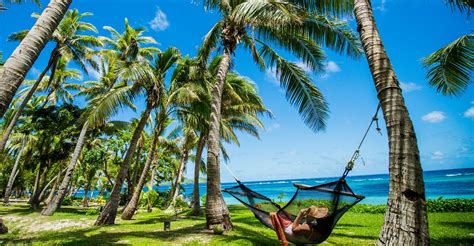 Tokoriki Island Resort Resort Fiji Islands Hammock Ocean Relaxing Beachfront Bure